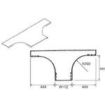ケーブルラック用カバー Y型分岐カバー カナフジ電工