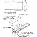 ケーブルラック用カバー 直線山型カバー カナフジ電工
