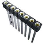 SS-112-G-2 基板接続用ソケット 12 極 2.54mm 1 列 スルーホール 1セット 19個入 SAMTEC