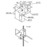 ケーブルラック用支持材 ビームクランプ カナフジ電工