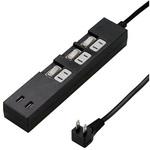 個別スイッチ付3AC2USB3．4A ヤザワコーポレーション