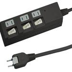 個別スイッチ付節電タップ ヤザワコーポレーション
