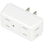 Y02QK400WH 雷ガード付4個口クワトロタップ ヤザワコーポレーション