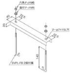ステンレス製 ケーブルラックカバー カバークランプ(親桁100タイプ用) カナフジ電工