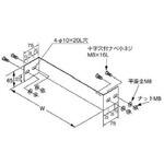 ステンレス製 ケーブルラックパーツ SH用レジューサー カナフジ電工