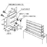 パンチング・ラックパーツ 盤取付金具 カナフジ電工