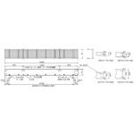 換気型金属トラフ ストレート型パワフルトラフ カナフジ電工
