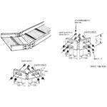 換気型金属トラフ 水平自在接続金具 カナフジ電工
