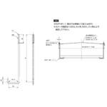 冷媒管ラック用パーツ 長さ調整用カバー止めフックボルト カナフジ電工