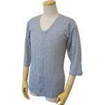 紳士前開きシャツ ワンタッチテープ式 七分袖 ウエル