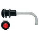 RHD-0700-2500-F9PZR67PR 赤 丸型 レンズ LED照明 アクリル透明棒 BIVAR