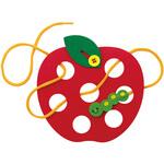 21936 りんごのイモムシひもとおし アーテック[学校教材・教育玩具]