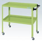 スペシャルワゴン(軽量/エラストマー車/H740/2段タイプ/取手付) サカエ