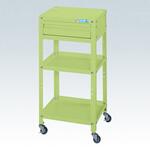 スペシャルワゴン(軽量/エラストマー車/引出し1段付) サカエ