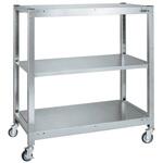 ステンレスラック移動タイプ(SUS430/ナイロンウレタン車仕様) サカエ