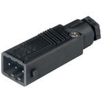 932143200 STAS 3 N V0 black 電源コネクタ 産業用コネクタ STシリーズ ケーブルマウント プラグ 黒 Lumberg Automation