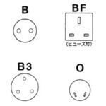 AP-4 変換アダプタープラグセット B/B3/BF/O TOYOZUMI(トヨズミ)