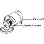 YC-T008-60 YC-T009BL用アウターフィルター ツインバード