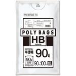 ポリバッグHB 90L 半透明 10枚入り オルディ