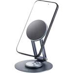 MagSafe マグネット スマホスタンド 台座360°回転 角度調整 折りたたみ 卓上 メタルプレート付属 エレコム