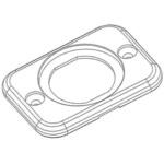 0714-1 取付けプレート(1穴) カーク産業