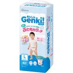【3個セット】あんしん Genki!ふわもちタッチ L 42枚 アイリスオーヤマ