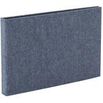 A-COPK-240-B コット/黒台紙フォトアルバム/KG判ヨコ24枚/ブルー ナカバヤシ