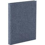 A-COPK-241-B コット/黒台紙フォトアルバム/KG判タテ24枚/ブルー ナカバヤシ