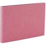 コット/黒台紙フォトアルバム/2L判ヨコ24枚/ピンク ナカバヤシ