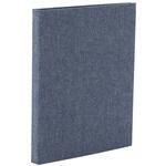 コット/黒台紙フォトアルバム/2L判タテ24枚/ブルー ナカバヤシ