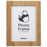 F-TW-107-NA フォトフレーム 竹製 2L ナチュラル ナカバヤシ