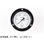 AA15-221 普通形圧力計(Φ60)埋込形D枠(取付穴)耐振用 AA15-221シリーズ 長野計器