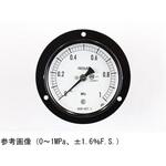 普通形圧力計(Φ75)埋込形D枠(取付穴) AC15-221シリーズ 長野計器