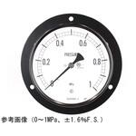 普通形圧力計(Φ100)埋込形D枠(取付穴) AE15-281シリーズ 長野計器