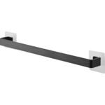 フィルムシートタオルハンガー タワー W43 ブラック 山崎実業