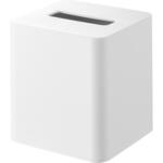 コンパクトティッシュケース タワー スクエア ホワイト 山崎実業