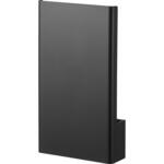 ウォール隠せるルーター収納 タワー Lサイズ 石こうボード壁対応 ブラック 山崎実業