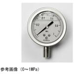 △△GV50-173 長野計器　グリセリン入り圧力計 GV50-173 1MPa グリセリン入圧力計(A/B枠・立形) 60Φ 形番：GV50 長野