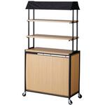 61-805-6-1 【什器セットまるごと購入】ハコマルシェセット 61-805シリーズ アズワン