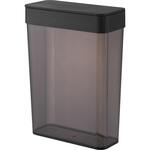 パッキン付きスリム収納ケース タワー 2.3L ブラック 山崎実業