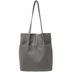 合皮シンプルタックトートバッグ CG センバドー