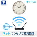無線LAN掛時計 MAG(ノア精密)
