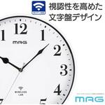 無線LAN掛時計 MAG(ノア精密)