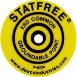 6721 ラベル 接地可能点 丸型 DESCO