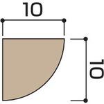 キューモール 木製モールディング R・dot・S