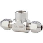 リングジョイント継手(ミリ)ティーゲージユニオン(G) 黄銅製 フジキン