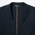 メンズノーカラージャケット アイトス