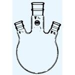 4031-1525 三頭フラスコ 側部15 4031シリーズ 日本理化学器械(NRK)