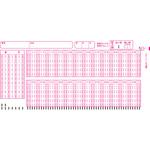 既製品マークカード 『幅広カード103』 1000枚 教育ソフトウェア