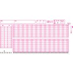 既製品マークカード 『幅広カード104』 1000枚 教育ソフトウェア